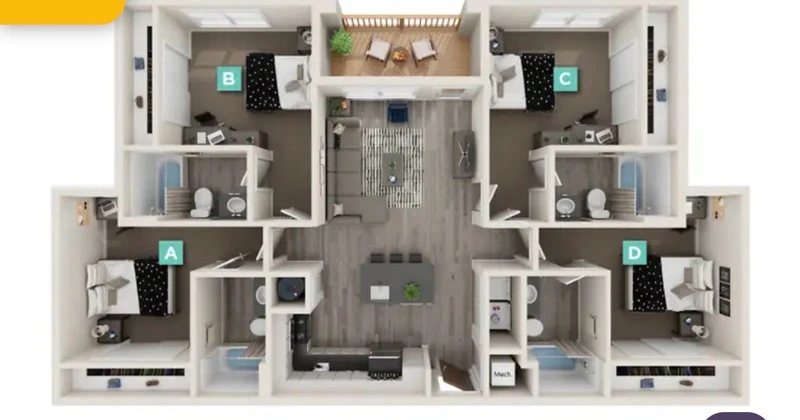 a room in Town Center photo 2