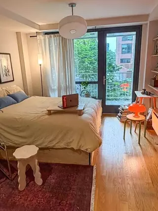 a studio in Flatbush