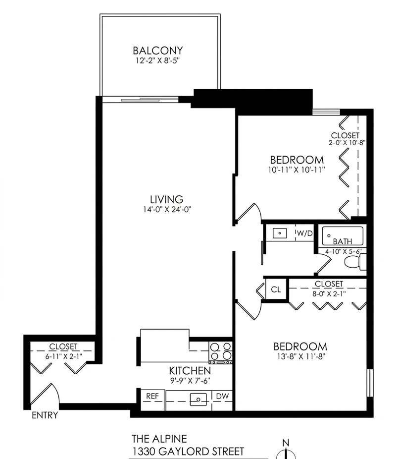 2 bedroom in Cheesman Park photo 2