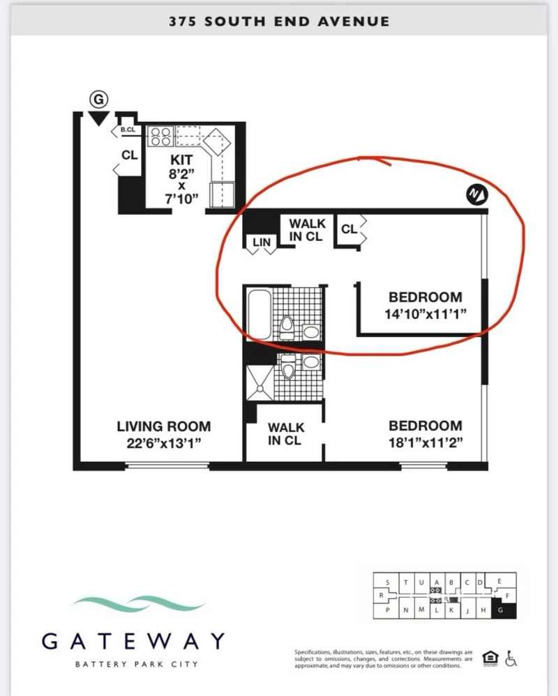 private room in Battery Park City photo 3