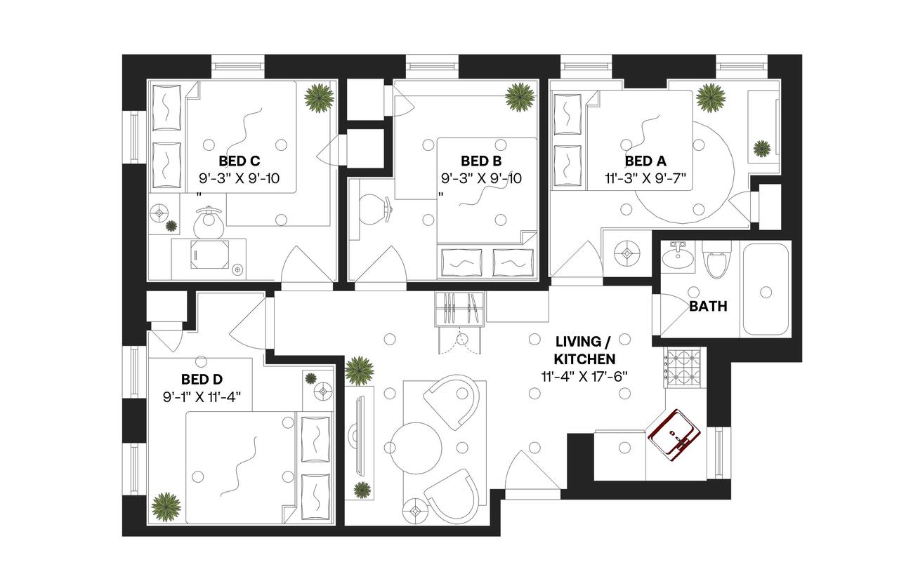 a room in Morningside Heights photo 6
