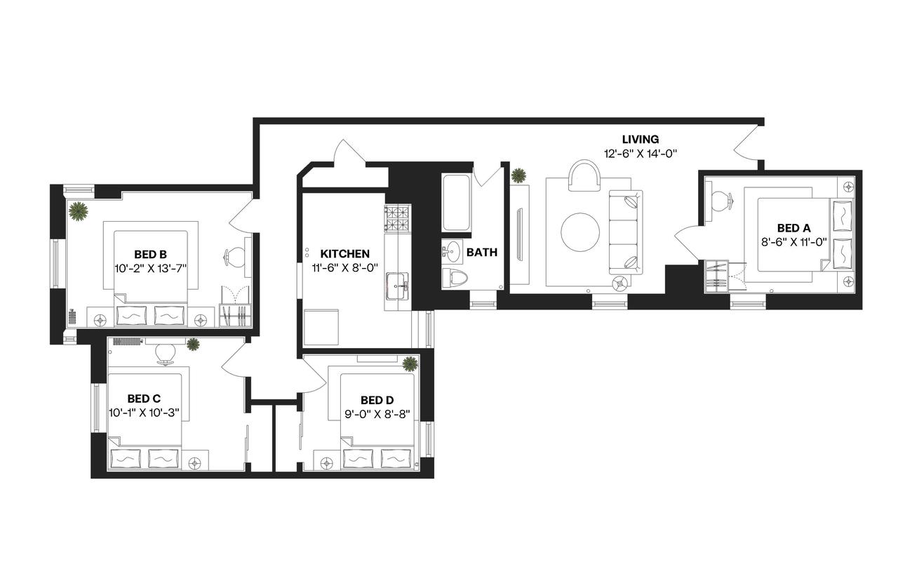 a room in Hamilton Heights photo 8